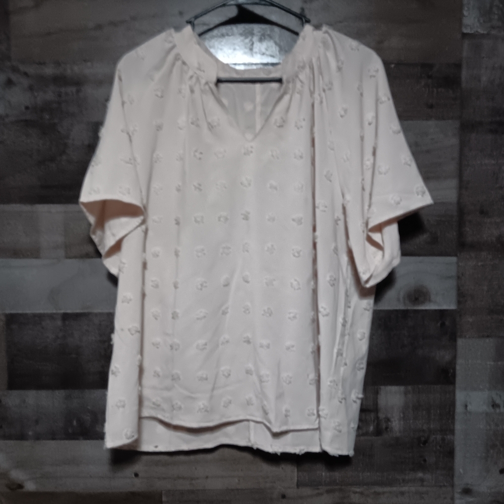 Elegant Cream Women's Top